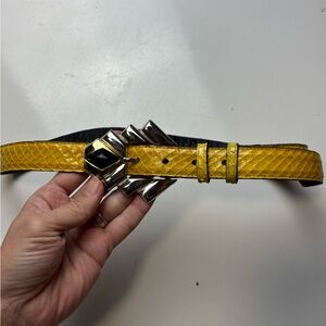 Apple‎ ACC Of NY Vintage Snakeskin Belt sz S/M